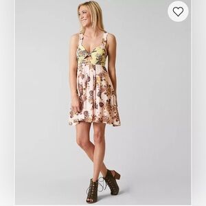 NWT Free People Baby It’s You Floral Cut-Out Dress